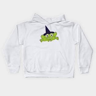 Frog Witch Kids Hoodie